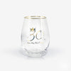 30th Birthday Gift Stemless Wine Glass | Onebttl