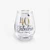 40th Birthday Wine Glass | Onebttl