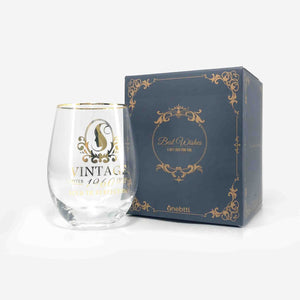 60th Birthday Wine Glass (Aged to Perfection) | Onebttl