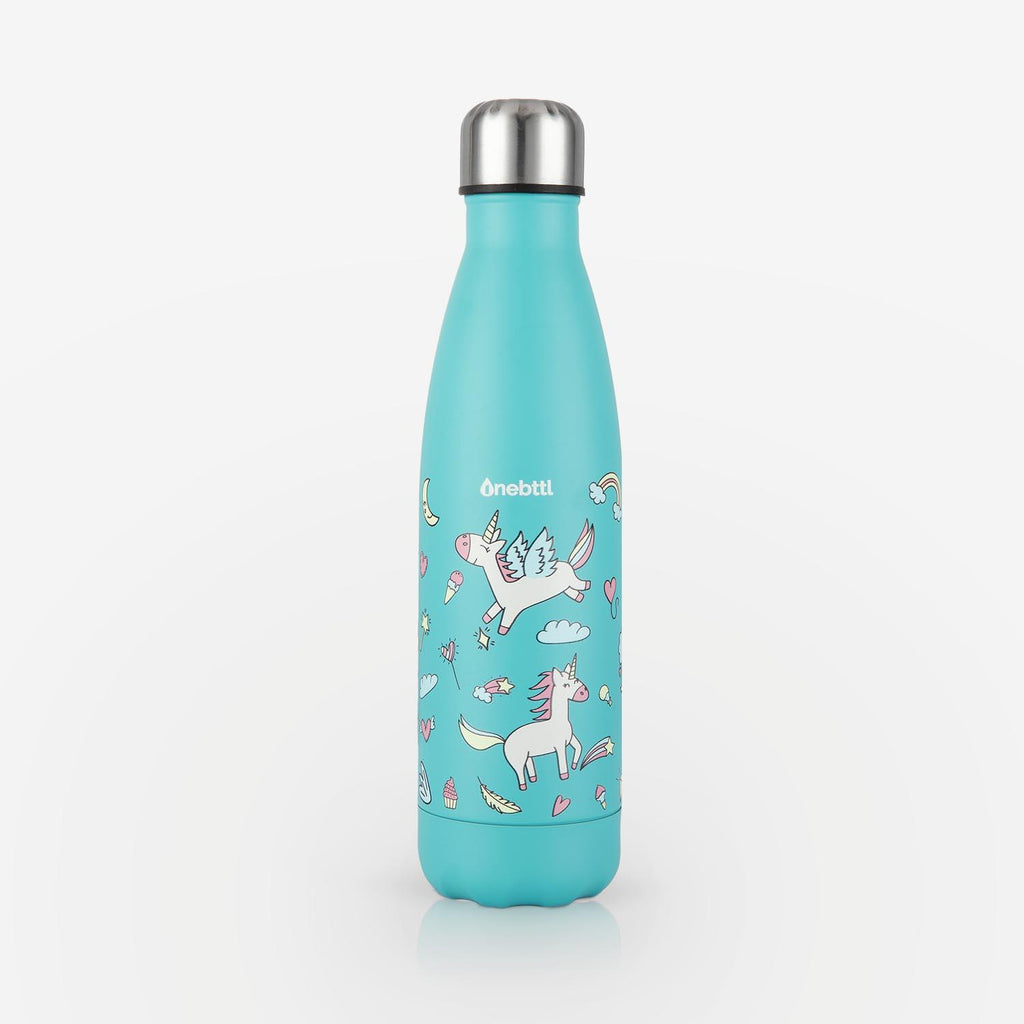 500ml 17oz Cartoon Cute Thermos Water Bottle For Kids Girls