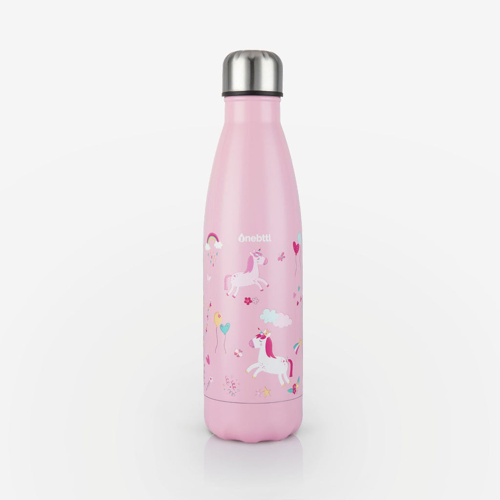 Unicorn Water Bottle - Kids Water Bottle for School | Onebttl