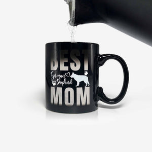 Best German Shepherd Mom Ever Gifts Heat Sensitive Color Changing Coffee Mug (11oz) | Onebttl