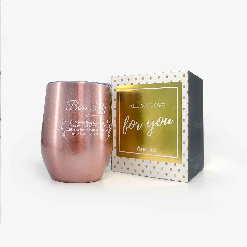 Empowered Women Empower Women Tumbler – With Love Boss Lady