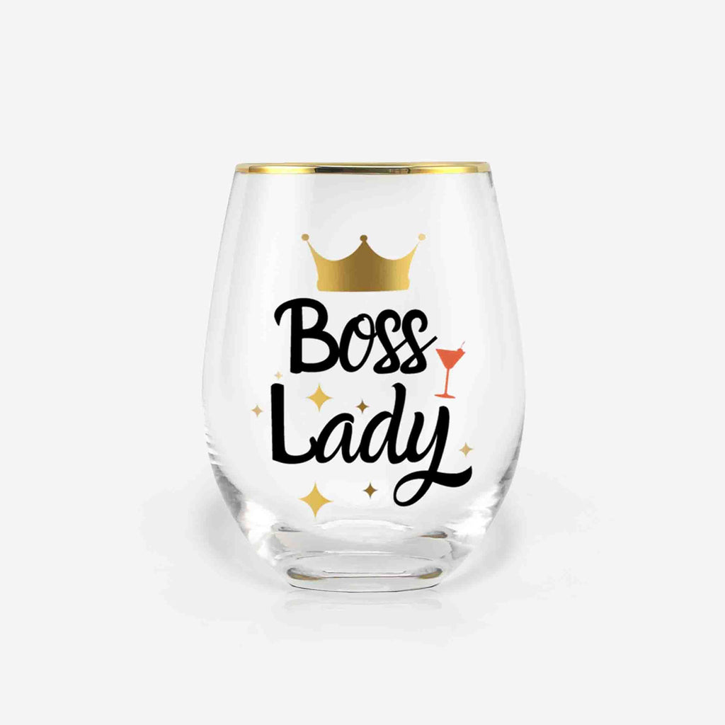 Boss Lady Wine Glass