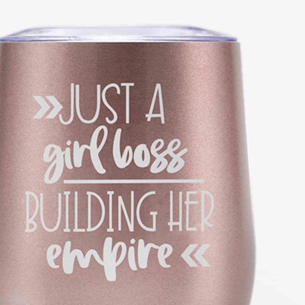 Just A GIRL BOSS Building Her EMPIRE Printed Graduation Cap Topper