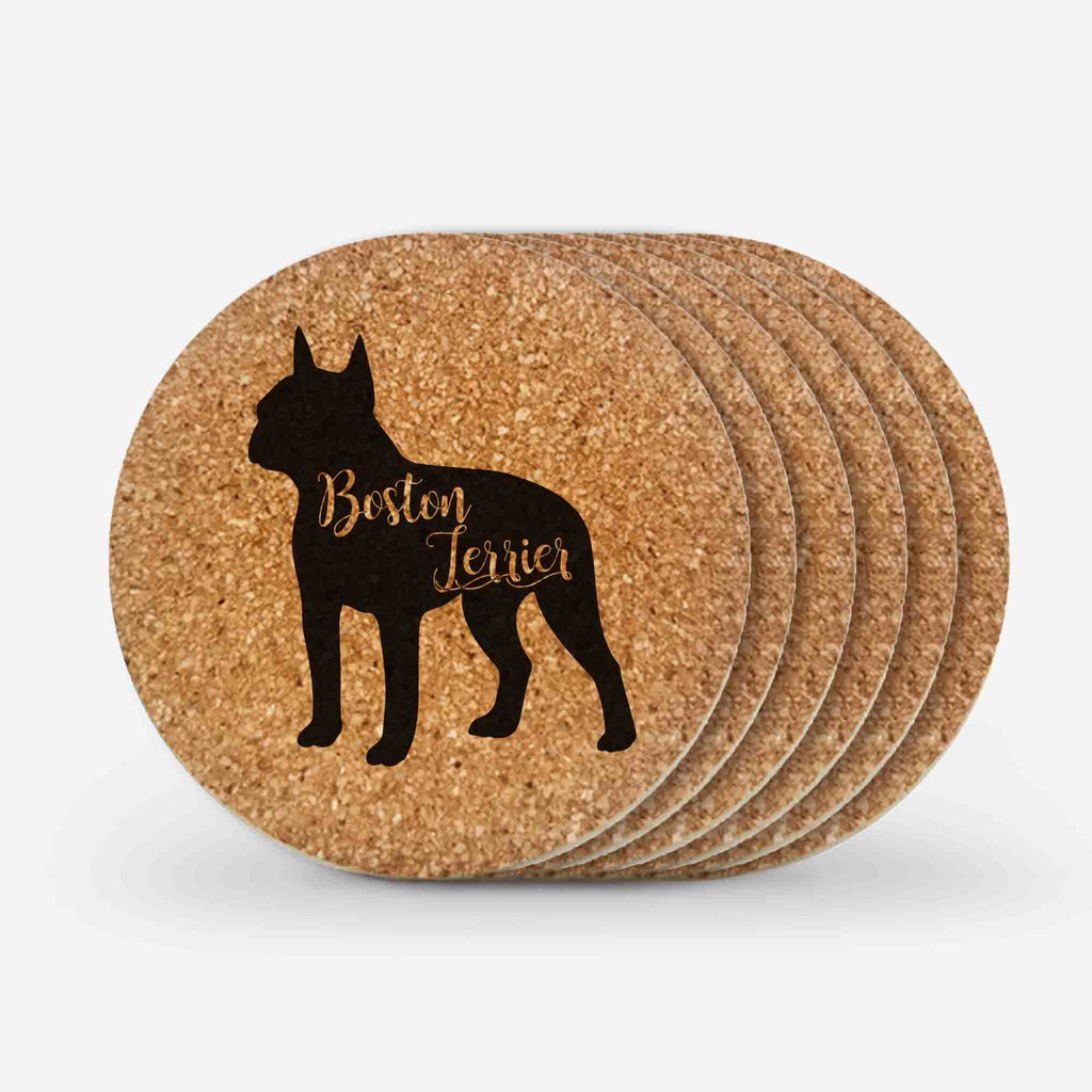 Boston Terrier Coasters (6 Pieces)