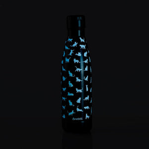 Glow in the Dark Cat Water Bottle