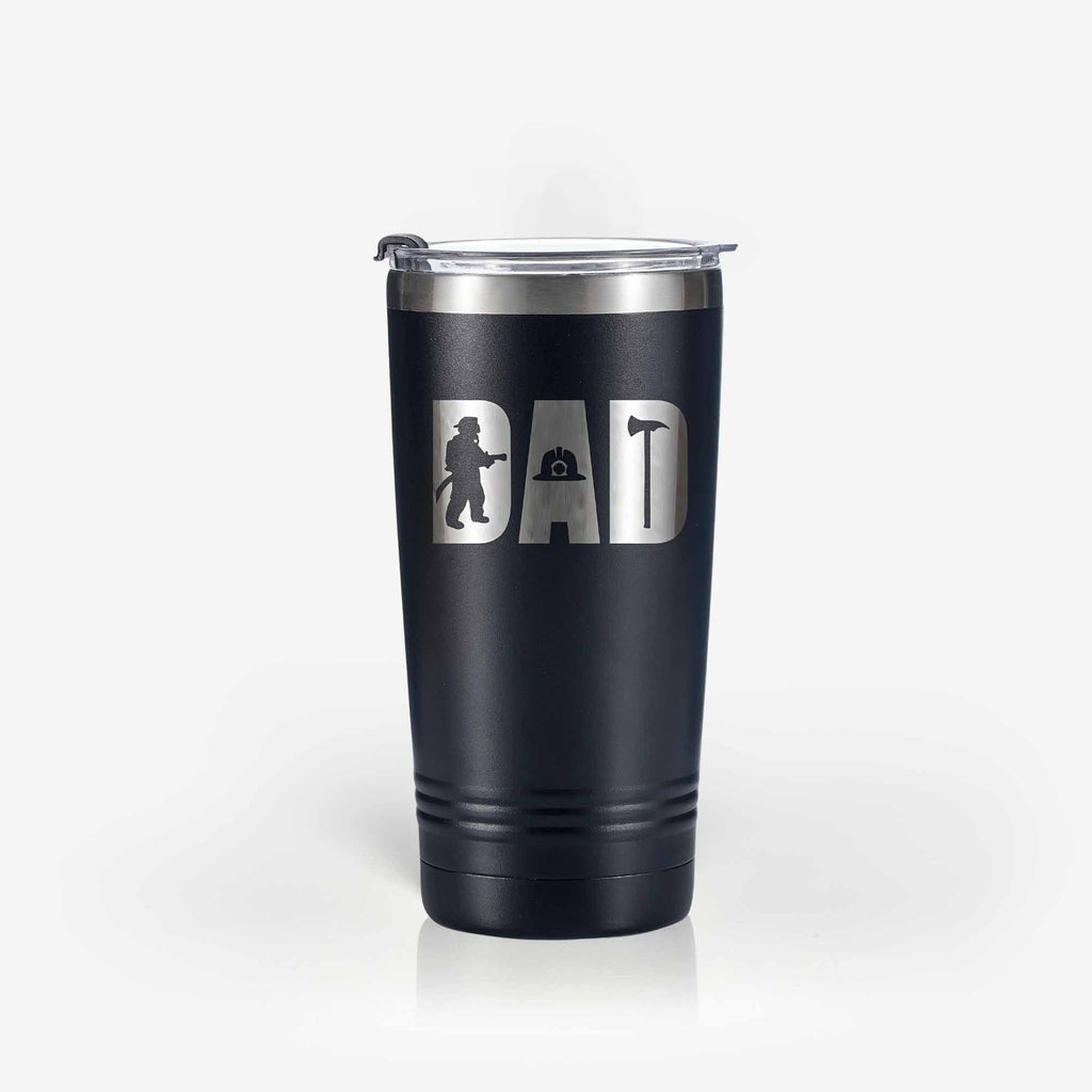 Firefighter Dad Tumbler Travel Mug