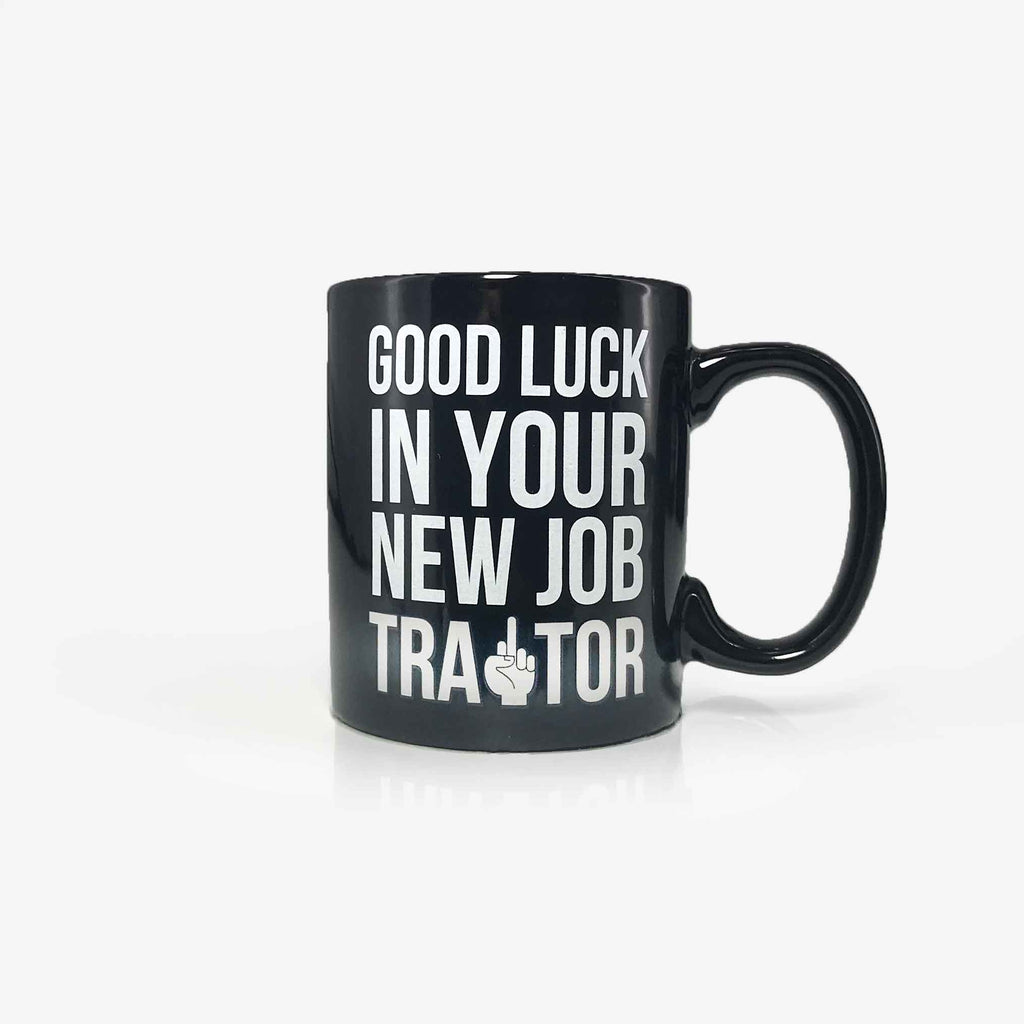 Go Away Gift for Coworker, Goodluck Funny Travel Mugs Best Coffee