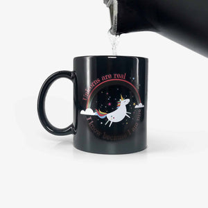 Personalised Magic Mug Wow Magic Cup Black Heat Colour Changing Tea Coffee  Gift