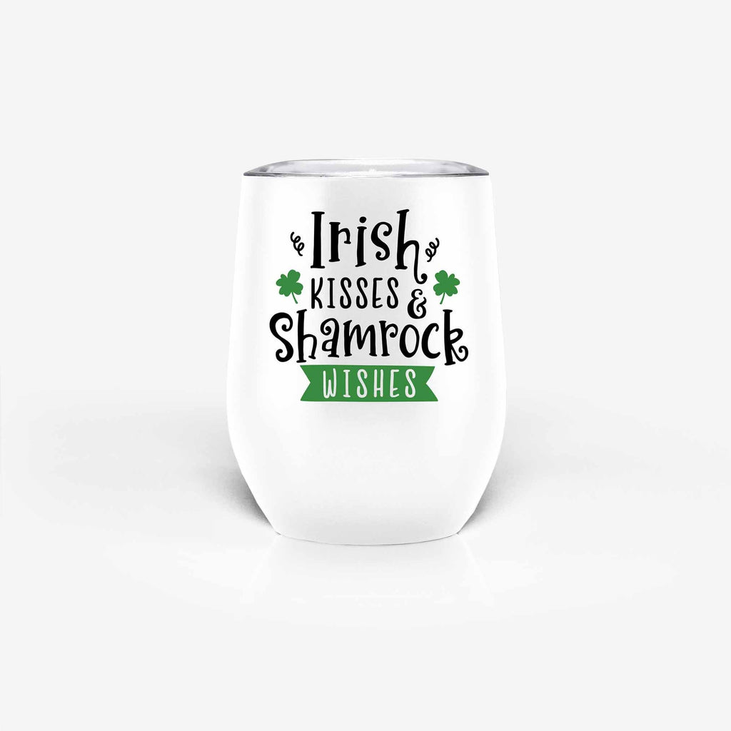 Irish Tumbler - Irish Kisses Shamrock Wishes