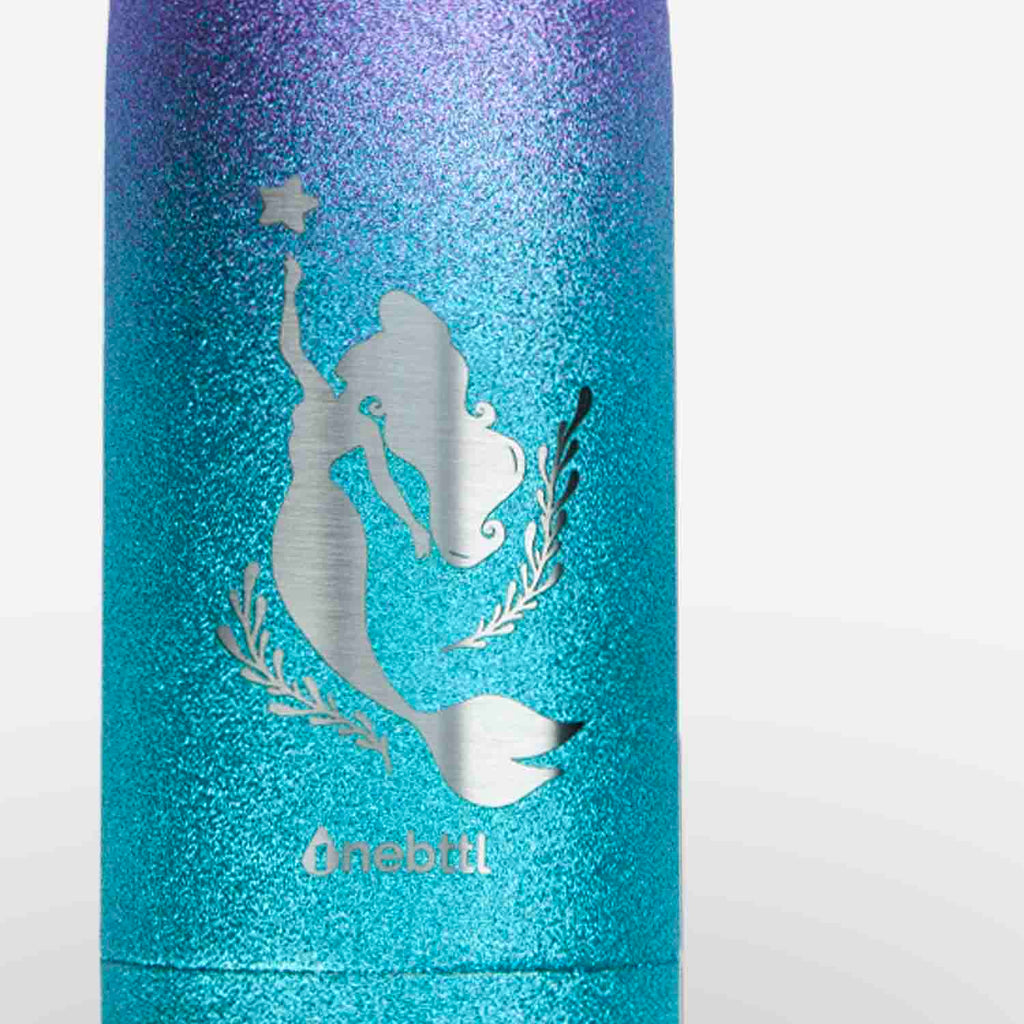 Holographic Underwater Mermaid “Contigo” Water Bottle – HappiestStuffOnEarth