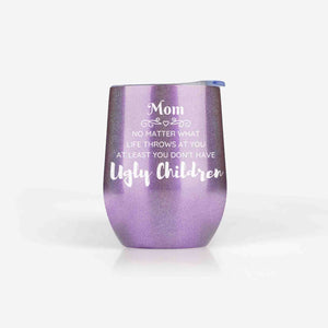 Gifts for Bonus Moms, Mothers-in-Law-12oz tumbler|Fancyfams Rose Gold