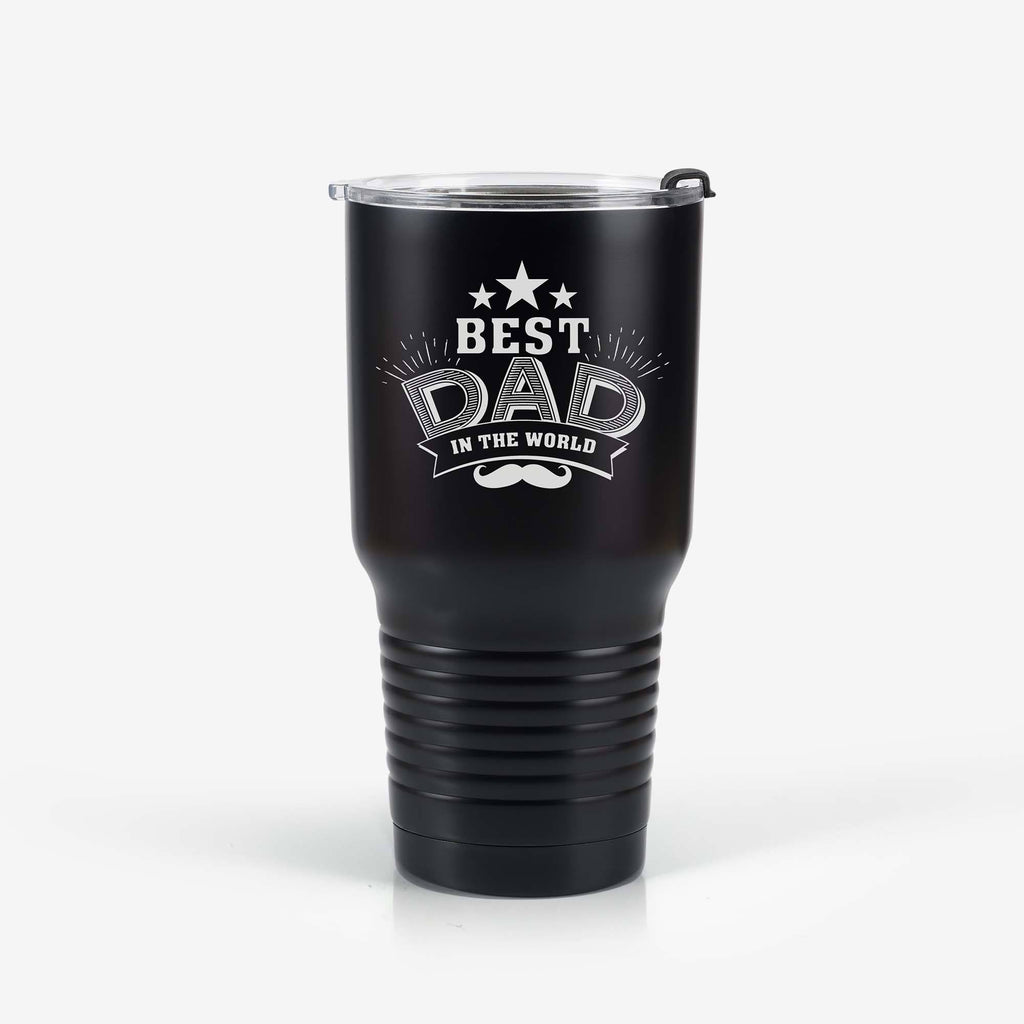 Fathers Day Tumbler-insulated Tumbler for the Best Dad in the World-whiskey  Cup for Dad-custom Fathers Day Gift 