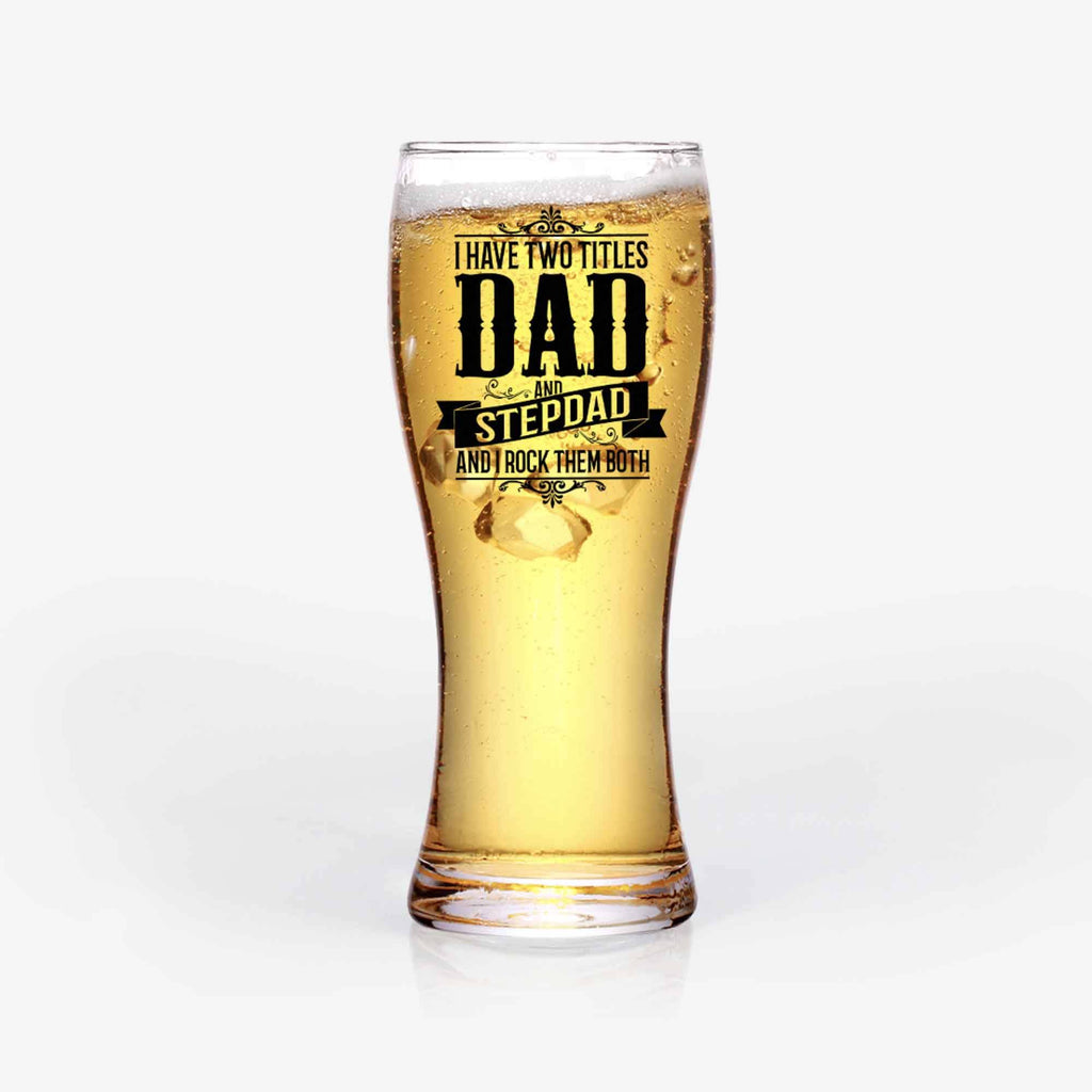 Stepdad Beer Glass
