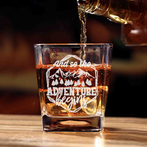 Whiskey Glass - Adventure Begins
