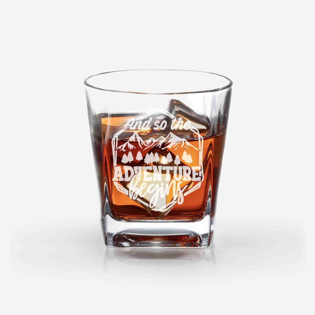 Whiskey Glass - Adventure Begins