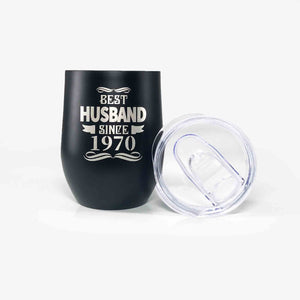 Best Husband Since 1970 Tumbler - 50th Anniversary Gift for Men
