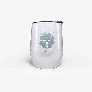 Coworker Gift ‘work would suck without you' Wine Tumbler (12oz, White) | Onebttl