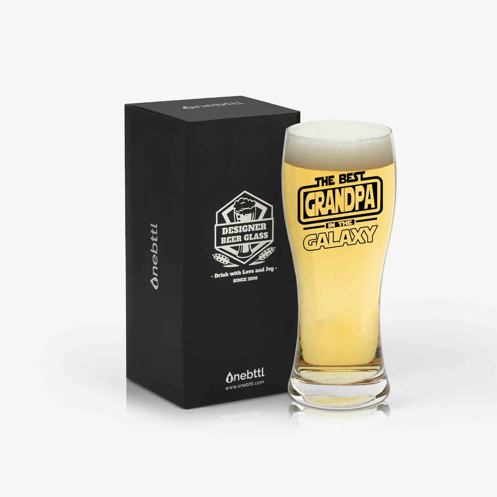 Best Grandad Premium 285ml Beer Glass